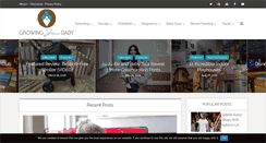 Desktop Screenshot of growingyourbaby.com